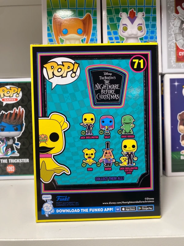 Funko POP! 71 Zero (black light) - Pesadilla antes de Navidad 3