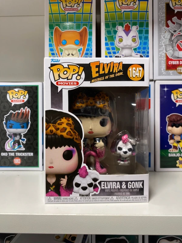 Funko POP! 1647 Elvira & Gonk