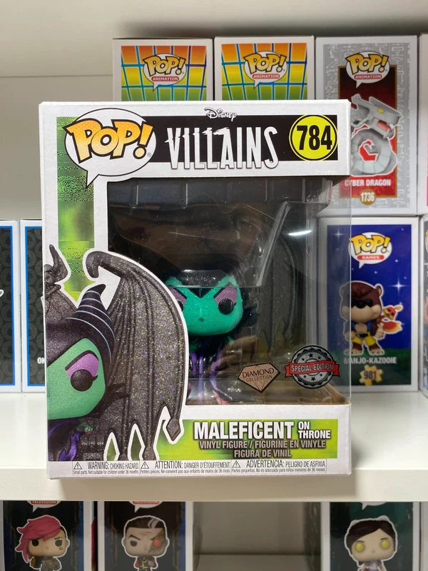 Funko POP! Disney Villains - Maleficent on Throne (Diamond SE) #784