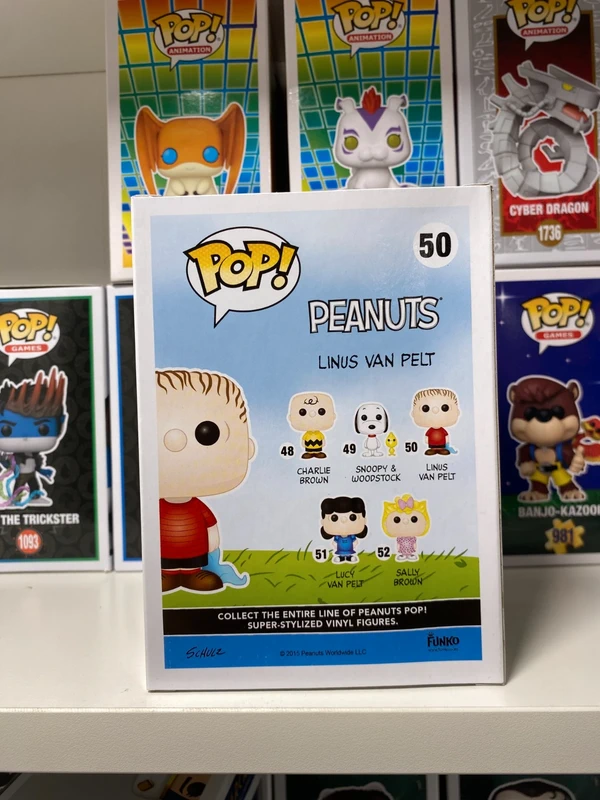 Funko POP! 50 Linus Van Pelt - Peanuts 3