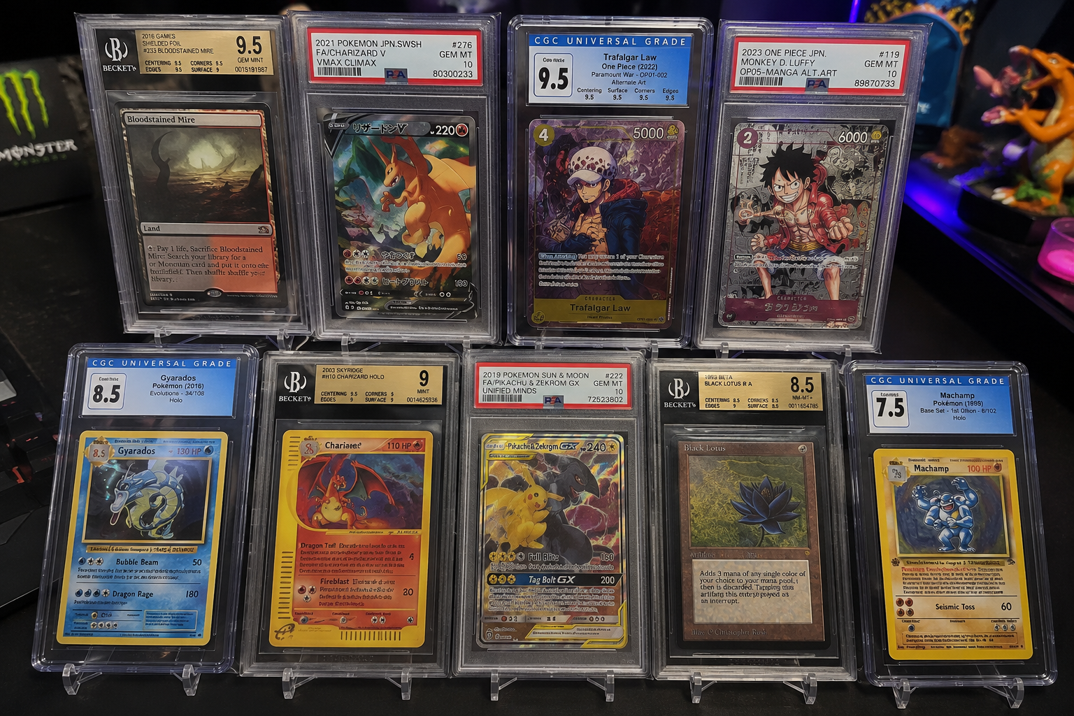 Guía de gradeo de cartas TCG para principiantes