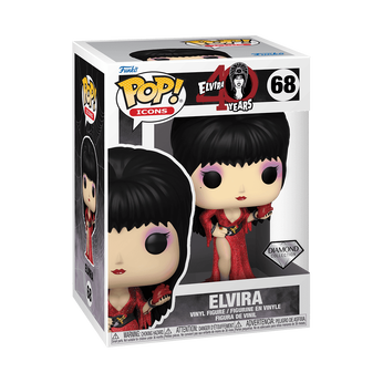 Funko POP! Elvira 40 Years - Elvira (Diamond Collection) #68