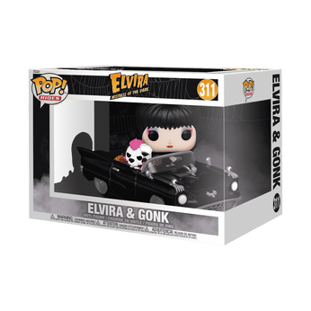 Funko POP! Ride Elvira reina de las tinieblas - Elvira y Gonk #311