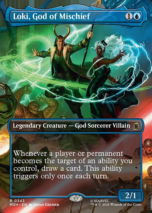 Loki, God of Mischief (Borderless)