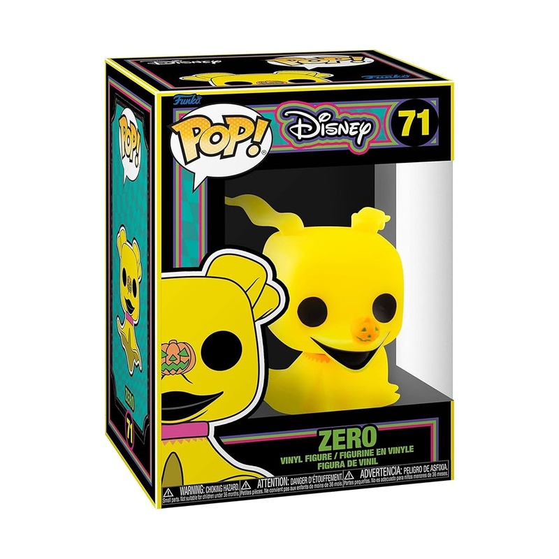 Funko POP! Pesadilla antes de Navidad - Zero (Black Light) #71