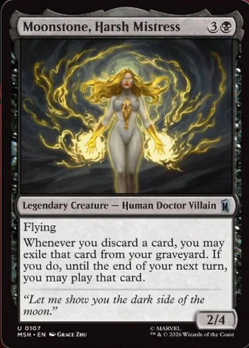 Moonstone, Harsh Mistress