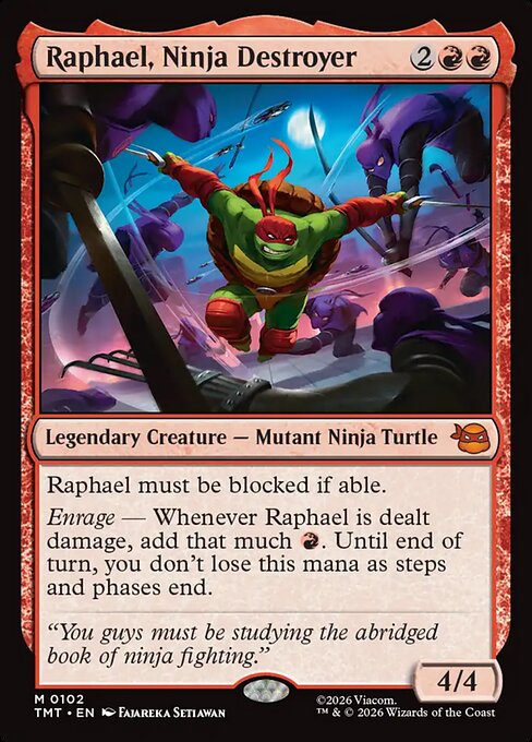 Raphael, destructor de ninjas