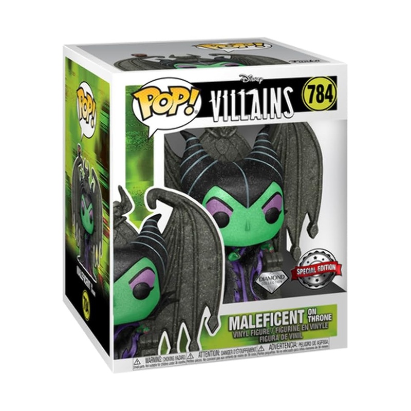 Funko POP! Disney Villains - Maléfica en el Trono (Diamond Collection) #784
