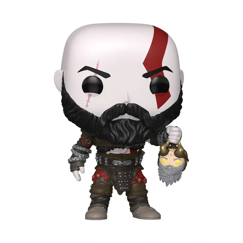 Funko POP! God of War Ragnarok - Kratos with Mimir's Head #1340