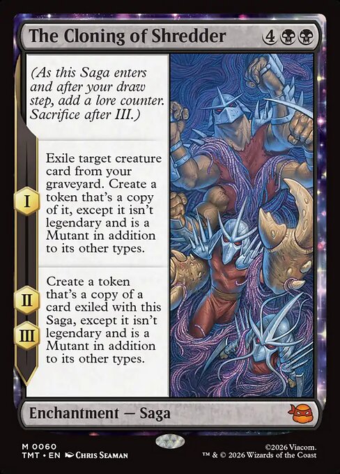 La clonación de Shredder