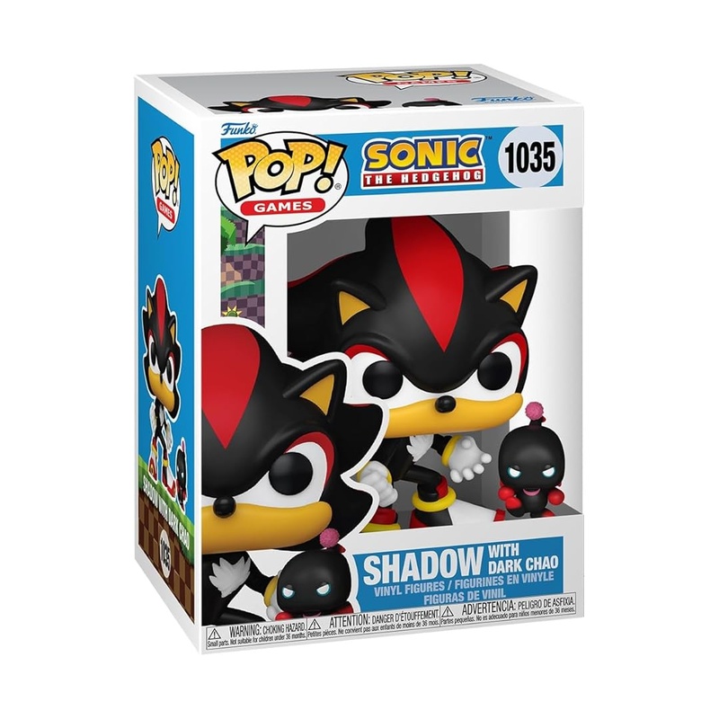 Funko POP! Sonic The Hedgehog - Shadow con Chao Oscuro #1035