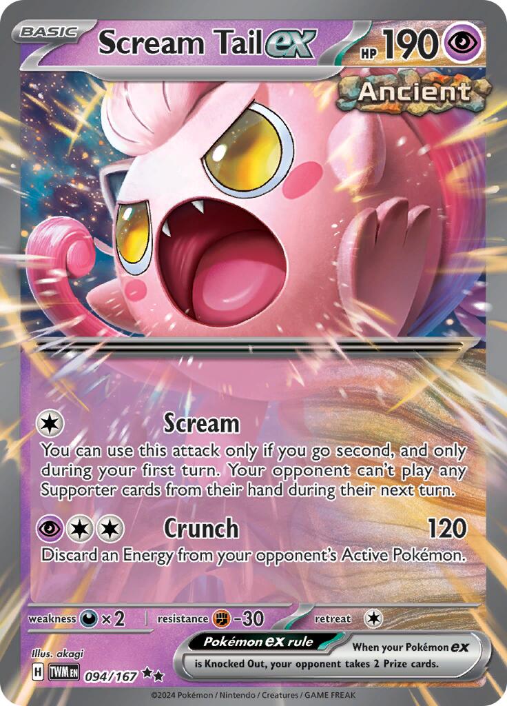 Scream Tail ex (Ultra Rare | 094/167)