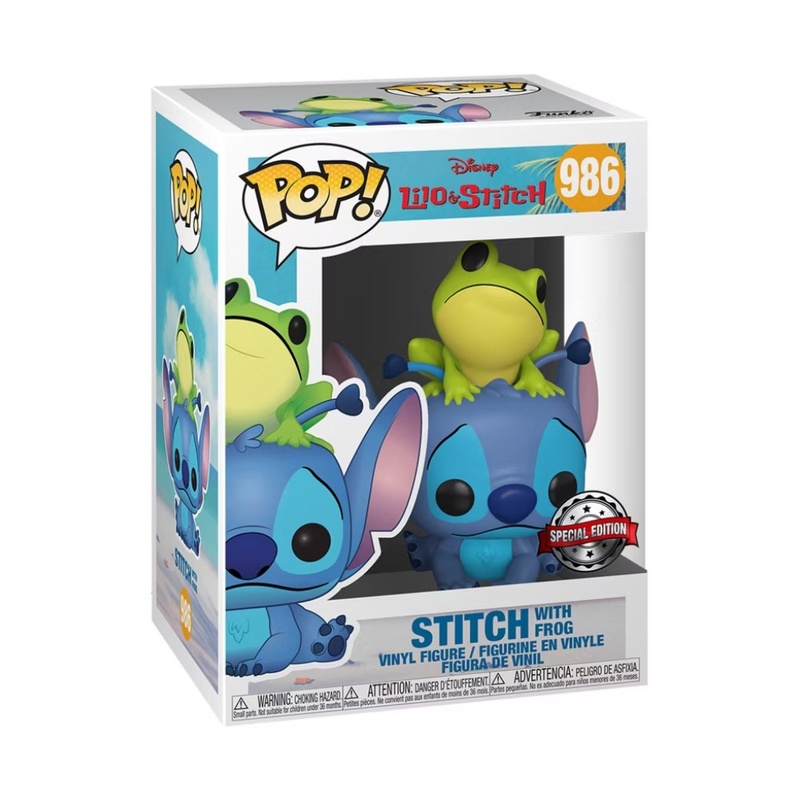 Funko POP! Lilo & Stitch - Stitch con Rana #986