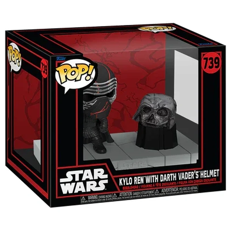 Funko POP! Star Wars - Kylo Ren con el casco de Darth Vader #739