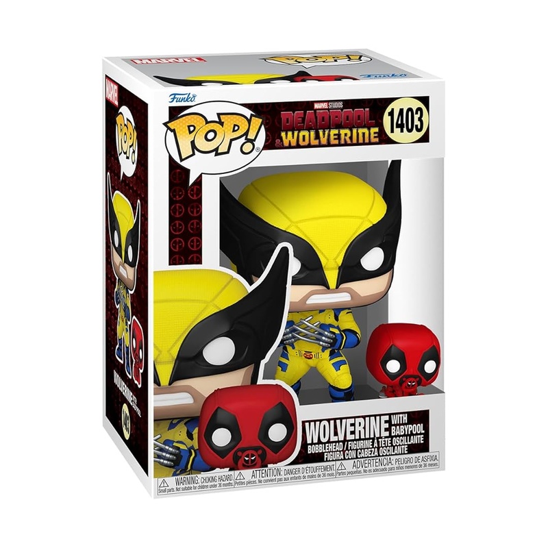 Funko POP! Deadpool & Wolverine - Lobezno con Babypool #1403