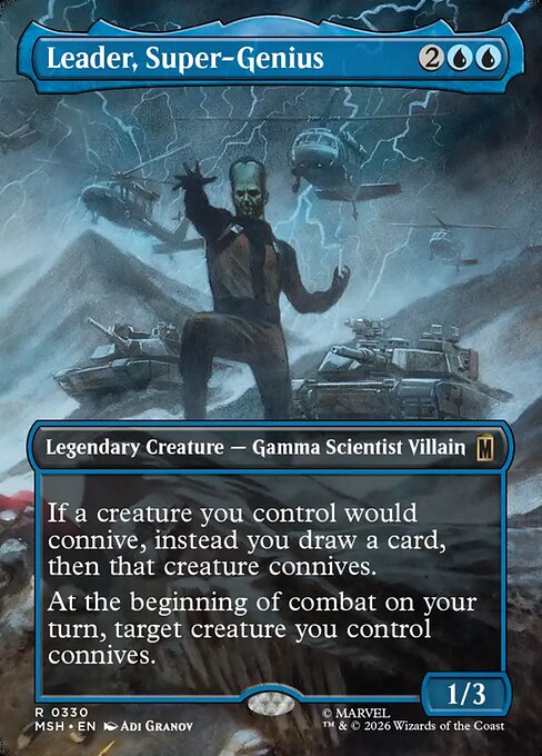 Leader, Super-Genius (Borderless)